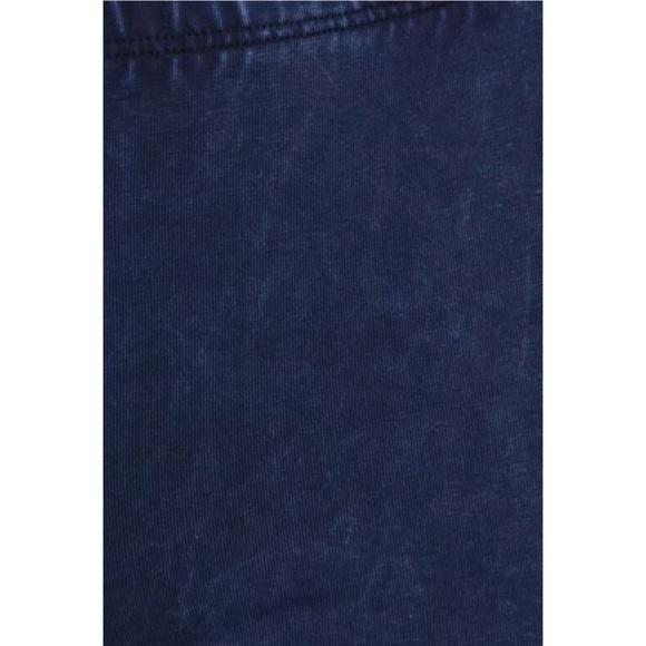 Galaxy Blue Boho Mineral Wash Flare Stretch Pants - Picture 5 of 6